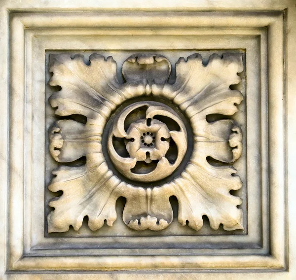 Decoratief element van een kathedraal, Italië, 16 eeuw — Stockfoto