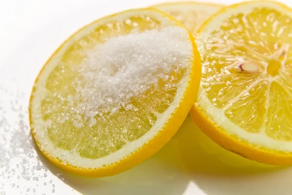 Limão fresco com açúcar — Fotografia de Stock