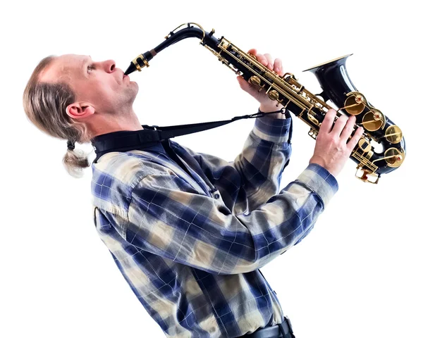 Saxophonist — Stock Photo, Image