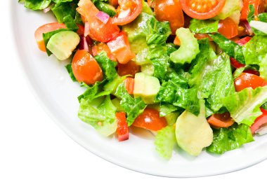 dan taze sebze salatası