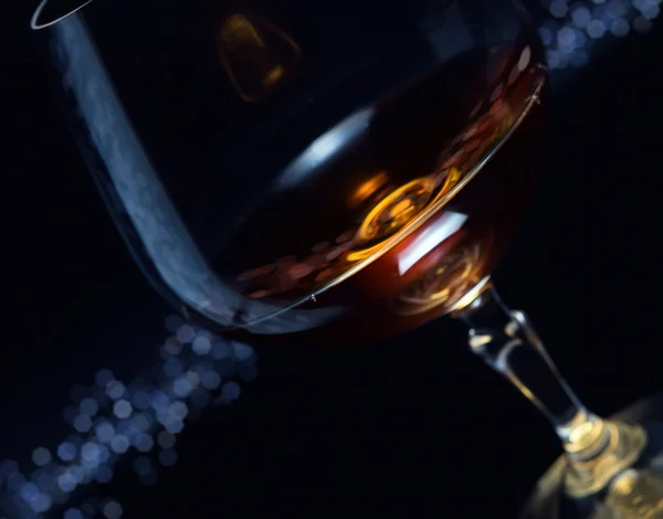 Snifter with brandy — Stock Photo, Image