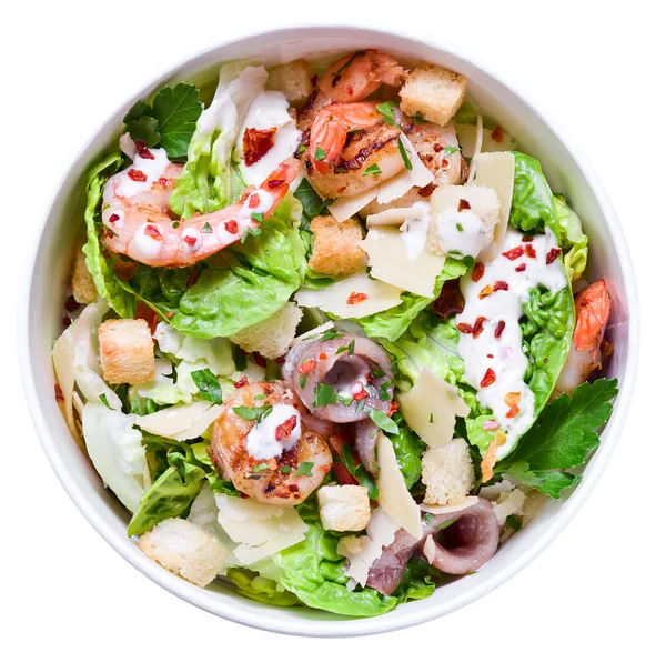 Prawn salad — Stock Photo, Image