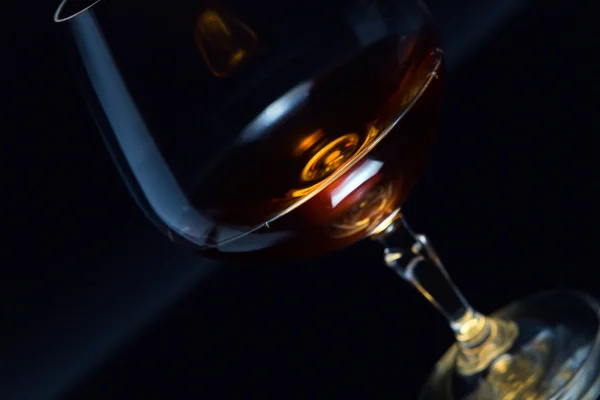 Snifter with brandy — Stock Photo, Image
