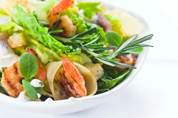 Prawn salad — Stock Photo, Image