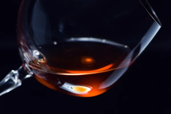 Snifter with brandy — Stock Photo, Image