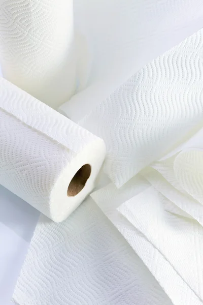 Witte papieren handdoek — Stockfoto