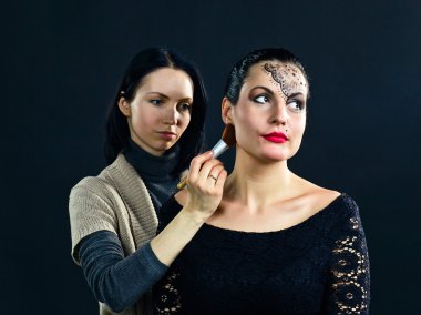 stilist modeli ile çalışır