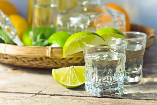 Tequila i owoców cytrusowych — Zdjęcie stockowe