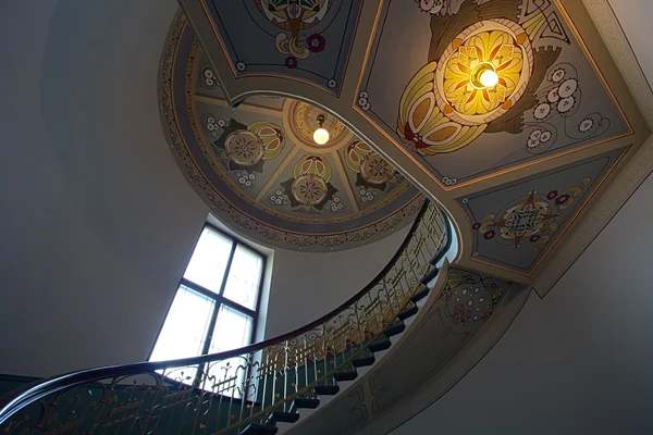 Escalera en el Museo Nacional de Arte Nouveau en Riga —  Fotos de Stock