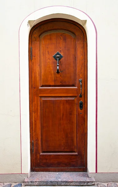 Porta de madeira — Fotografia de Stock