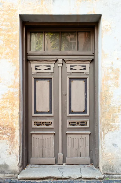 Porta de madeira — Fotografia de Stock