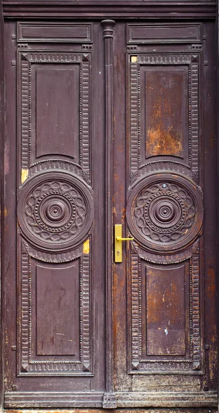 Porta de madeira — Fotografia de Stock