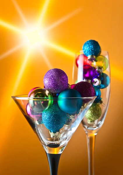 Christmas baubles — Stock Photo, Image