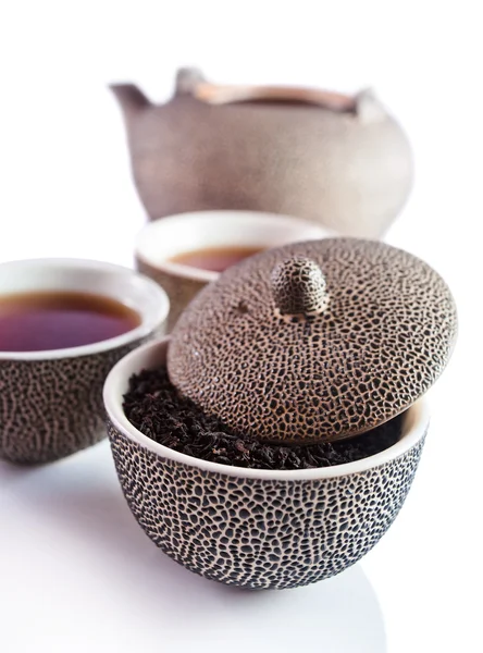Küçük bir bardak çay — Stok fotoğraf