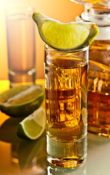 Gold tequila — Stock Photo, Image