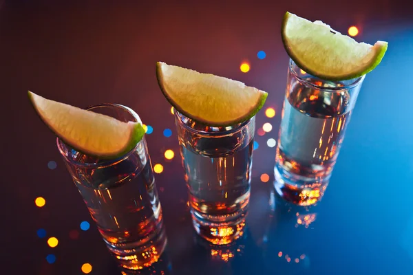 Tequila och lime — Stockfoto