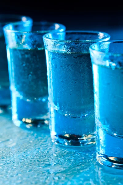 Bicchieri con alcol — Foto Stock