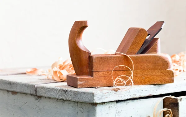 Vecchio piano in legno — Foto Stock