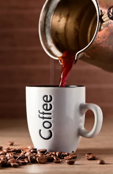 Caffè caldo del mattino — Foto Stock