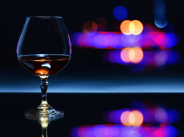 Snifter con brandy — Foto Stock
