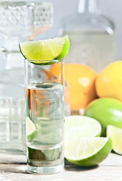 Tequila och citrusfrukter — Stockfoto