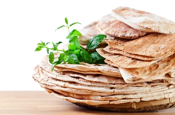 Unleavened wheat cake — Stock Photo, Image