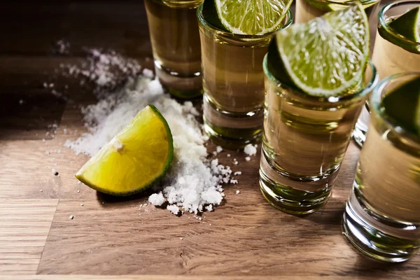 Só, Tequila és mész — Stock Fotó