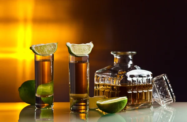 Gold tequila — Stock Fotó