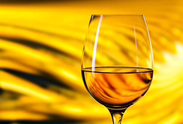 Glass with white wine — Stock Photo, Image