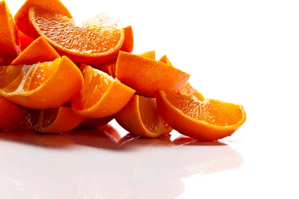 Cut tangerines — Stock Photo, Image