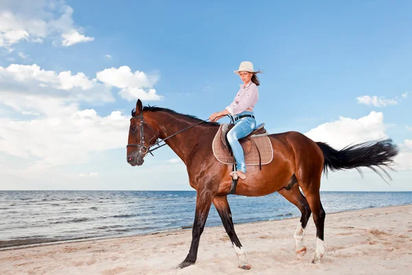 Cowgirl — Stockfoto