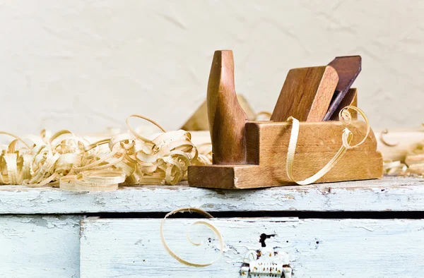 Vecchio piano in legno — Foto Stock