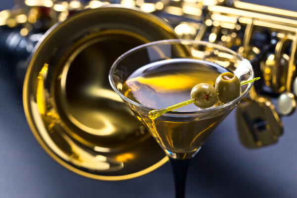 martini and sax