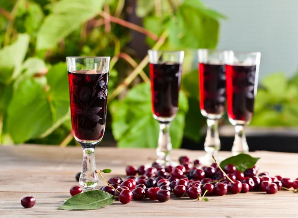 Cherry brandy — Stockfoto