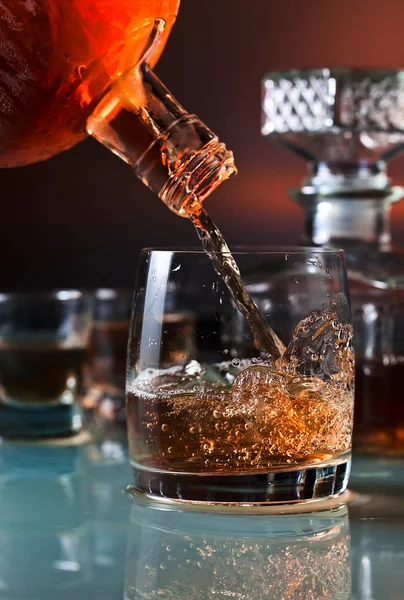 ウイスキー グラス — ストック写真