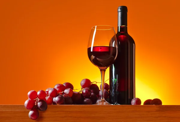 Raisin et vin rouge — Photo