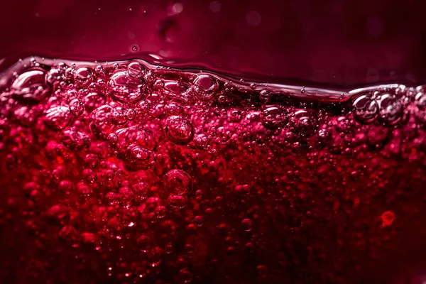 Abstract Splashing Red Wine Macro Shot — Stock Photo, Image