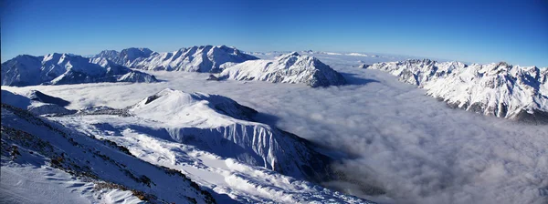 Visningar av val thorens skidcenter, Frankrike — Stockfoto