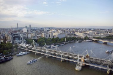 Londra şehir panoramik manzarası
