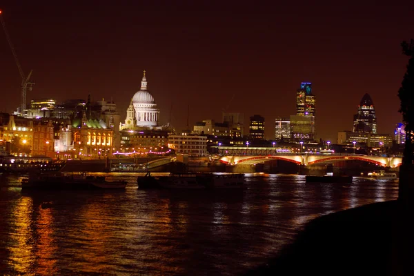 Nachtsicht von London — Stockfoto