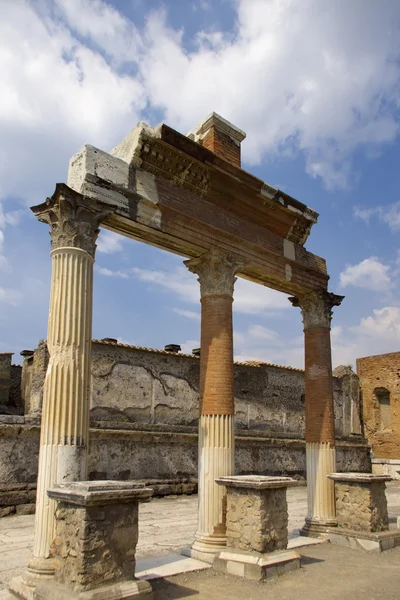 Руины Помпеев — стоковое фото
