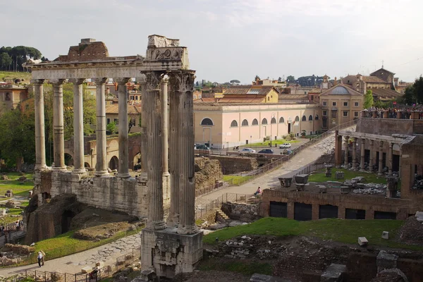 Ruïnes van Romeinse forum in rome — Stockfoto