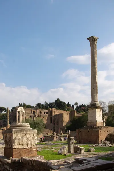 Rovine del Foro Romano a Roma — Foto Stock