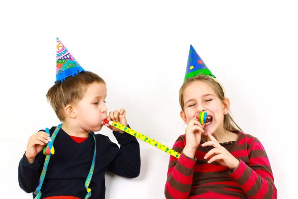 Carnival barnen har en rolig — Stockfoto