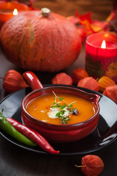 Zuppa di zucca — Foto Stock