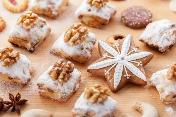 Délicieux biscuits de Noël — Photo