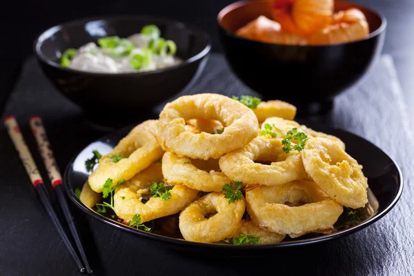 Calamari rings — Stock Photo, Image