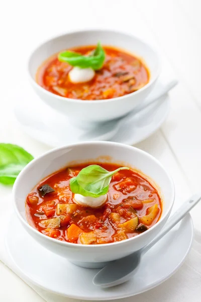 Minestrone soup — Stock Photo, Image