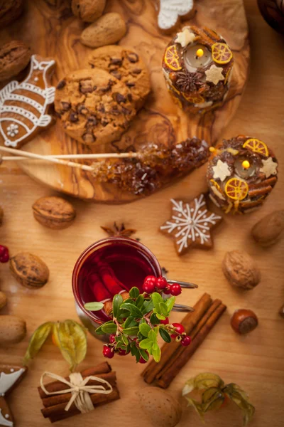 Hot wine punch — Stock Photo, Image