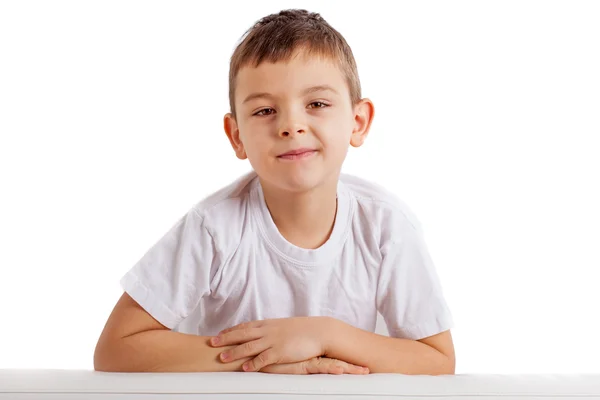 Retrato de menino da escola — Fotografia de Stock